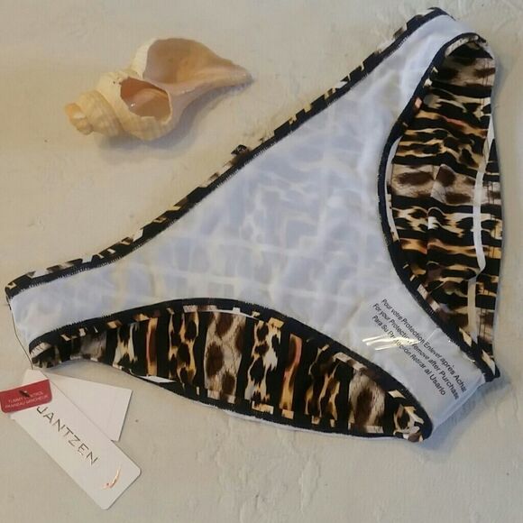 𝅺JANTZEN PLUS SIZE TRIBAL SWIM BOTTOM - Picture 7 of 8